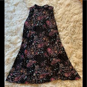 MUDD Mock-neck sleeveless Skater Dress Sz M